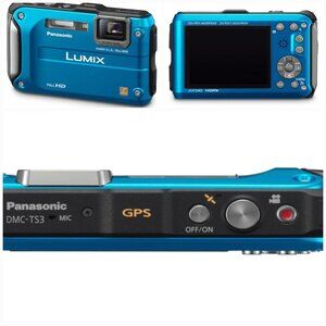 Panasonic Lumix DMC-TS3 12.1 MP Rugged/Waterproof Digital Camera